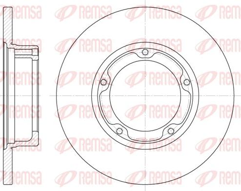 Remsa 6282.00 - Тормозной диск autospares.lv