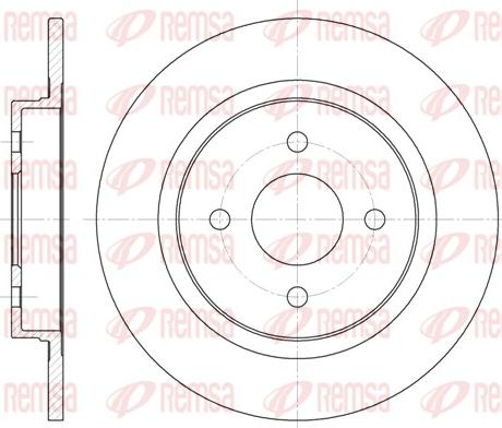 Remsa 6759.00 - Тормозной диск autospares.lv