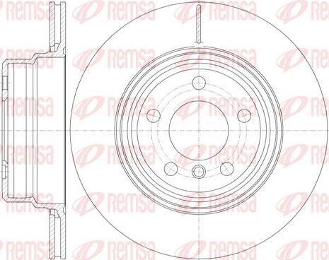 Remsa 6755.10 - Тормозной диск autospares.lv