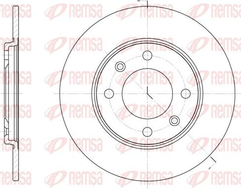 Remsa 6714.00 - Тормозной диск autospares.lv