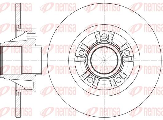 Remsa 6733.00 - Тормозной диск autospares.lv