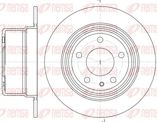 Remsa 6779.00 - Тормозной диск autospares.lv