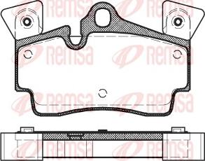 OEMparts 7L0698451H - Тормозные колодки, дисковые, комплект autospares.lv