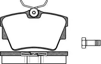 Remsa 591 30 - Тормозные колодки, дисковые, комплект autospares.lv