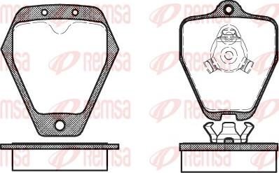 HITEC H 1665 - Тормозные колодки, дисковые, комплект autospares.lv