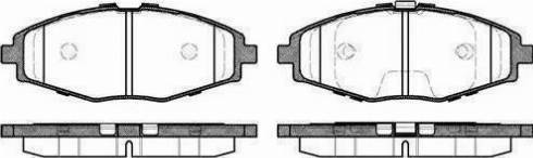 Sangsin Brake SP1086 - Тормозные колодки, дисковые, комплект autospares.lv