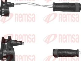 Remsa 001043 - Сигнализатор, износ тормозных колодок autospares.lv