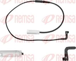 Remsa 001069 - Сигнализатор, износ тормозных колодок autospares.lv