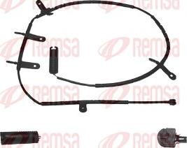 Remsa 001063 - Сигнализатор, износ тормозных колодок autospares.lv