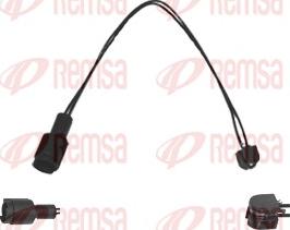 Remsa 001004 - Сигнализатор, износ тормозных колодок autospares.lv