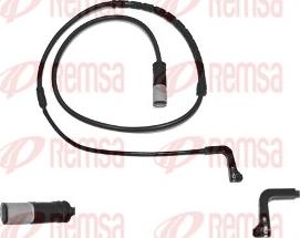 Remsa 001080 - Сигнализатор, износ тормозных колодок autospares.lv