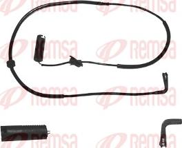 Remsa 001031 - Сигнализатор, износ тормозных колодок autospares.lv