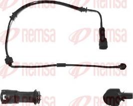 Remsa 001037 - Сигнализатор, износ тормозных колодок autospares.lv