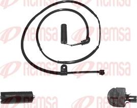 Remsa 001074 - Сигнализатор, износ тормозных колодок autospares.lv