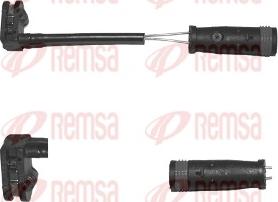 Remsa 001076 - Сигнализатор, износ тормозных колодок autospares.lv