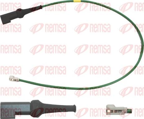 Remsa 001140 - Сигнализатор, износ тормозных колодок autospares.lv