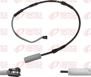 Remsa 001101 - Сигнализатор, износ тормозных колодок autospares.lv