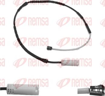 Remsa 001102 - Сигнализатор, износ тормозных колодок autospares.lv