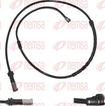 Remsa 001119 - Сигнализатор, износ тормозных колодок autospares.lv