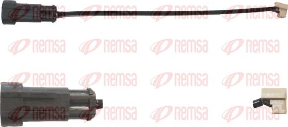 Remsa 001134 - Сигнализатор, износ тормозных колодок autospares.lv