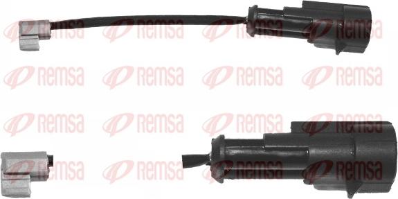 Remsa 001133 - Сигнализатор, износ тормозных колодок autospares.lv