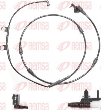 Remsa 001126 - Сигнализатор, износ тормозных колодок autospares.lv