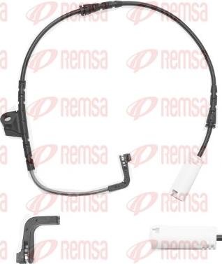 Remsa 001128 - Сигнализатор, износ тормозных колодок autospares.lv