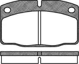 Remsa 39320 - Тормозные колодки, дисковые, комплект autospares.lv