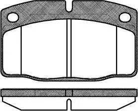 RIDER RD.3323.DB199 - Тормозные колодки, дисковые, комплект autospares.lv