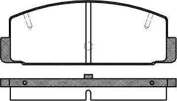 Remsa 179 30 - Тормозные колодки, дисковые, комплект autospares.lv