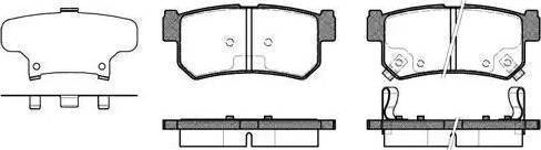 RIDER RD.3323.DB3366 - Тормозные колодки, дисковые, комплект autospares.lv