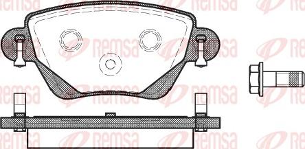 Kawe 81598 - Тормозные колодки, дисковые, комплект autospares.lv