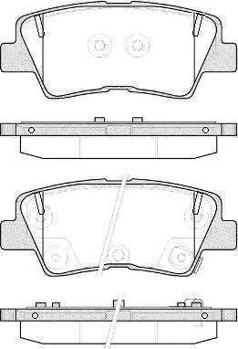 Sangsin Brake SP1401 - Тормозные колодки, дисковые, комплект autospares.lv