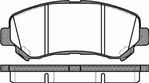 Sangsin Brake SP1451 - Тормозные колодки, дисковые, комплект autospares.lv