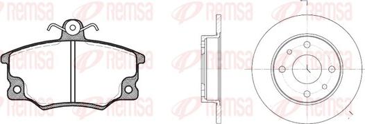 Remsa 8146.00 - Дисковый тормозной механизм, комплект autospares.lv