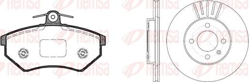 Remsa 8134.01 - Дисковый тормозной механизм, комплект autospares.lv