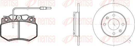 Remsa 8170.00 - Дисковый тормозной механизм, комплект autospares.lv