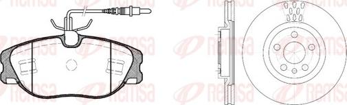 Remsa 8305.00 - Дисковый тормозной механизм, комплект autospares.lv