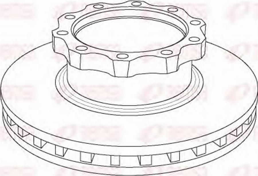 Remsa DCA1042.20 - Тормозной диск autospares.lv