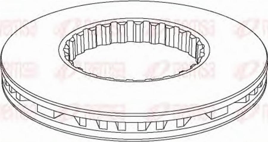 Remsa DCA1146.20 - Тормозной диск autospares.lv