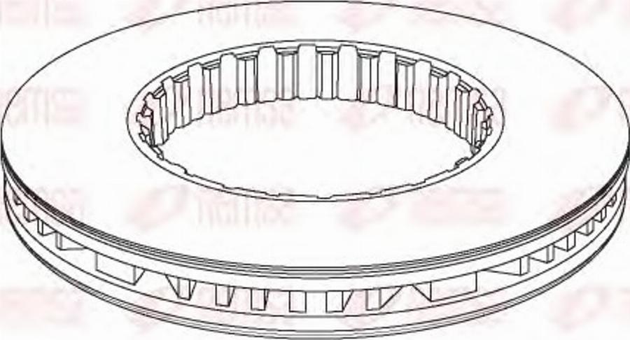 Remsa DCA1177.20 - Тормозной диск autospares.lv