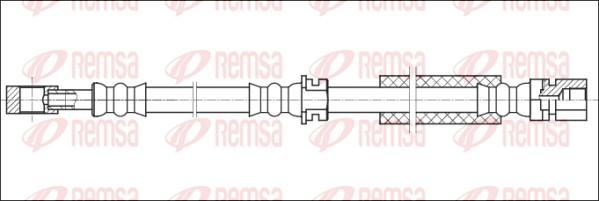 Remsa G1904.35 - Тормозной шланг autospares.lv