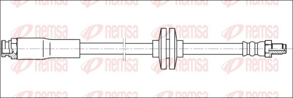 Remsa G1901.41 - Тормозной шланг autospares.lv