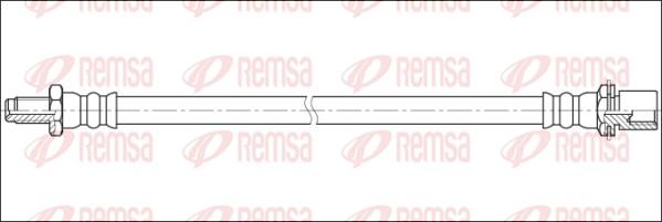 Remsa G1901.04 - Тормозной шланг autospares.lv