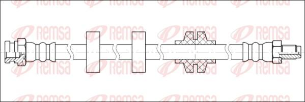 Remsa G1901.81 - Тормозной шланг autospares.lv