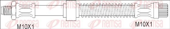 Remsa G1901.87 - Тормозной шланг autospares.lv