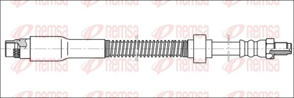 Remsa G1901.34 - Тормозной шланг autospares.lv