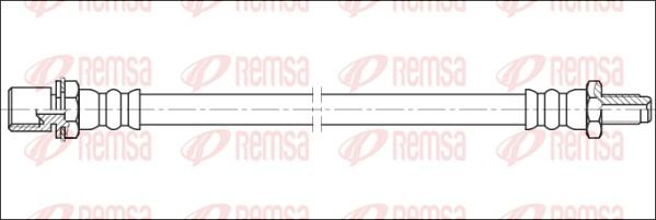 Remsa G1901.74 - Тормозной шланг autospares.lv