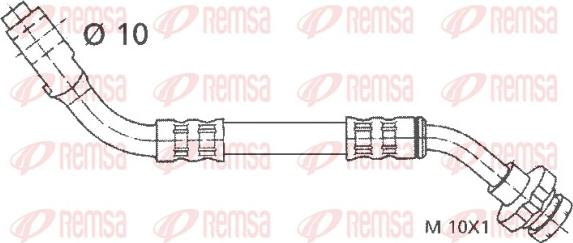 Remsa G1903.86 - Тормозной шланг autospares.lv