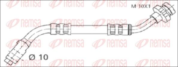 Remsa G1903.88 - Тормозной шланг autospares.lv